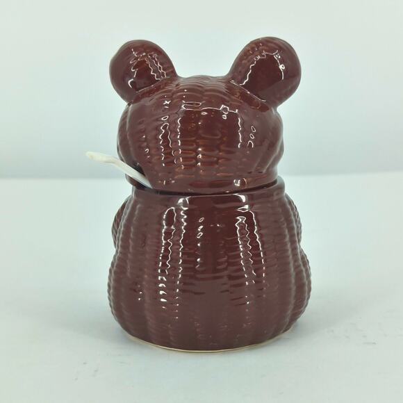 VTG 1979 OTAGIRI Bear Cookie Jar & Sugar Jar Set Ceramic Japan Handpainted - Picture 12 of 16